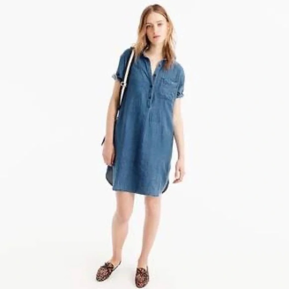 J. Crew Denim Chambray dress